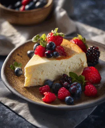 Low Carb Käsekuchen mit Puddingpulver