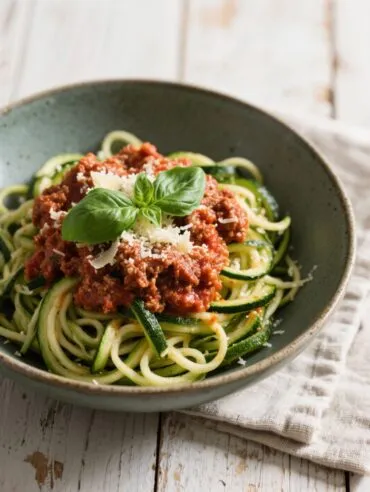 Spaghetti Bolognese Zucchini